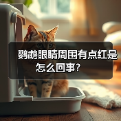 鹦鹉眼睛周围有点红是怎么回事？（图3）