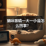 猫咪眼睛一大一小是怎么回事？（图1）