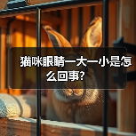 猫咪眼睛一大一小是怎么回事？（图2）