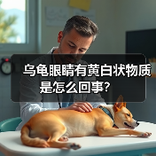 乌龟眼睛有黄白状物质是怎么回事？（图1）