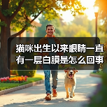 猫咪出生以来眼睛一直有一层白膜是怎么回事？（图2）