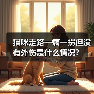 猫咪走路一瘸一拐但没有外伤是什么情况？（图1）
