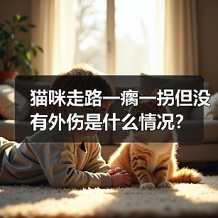 猫咪走路一瘸一拐但没有外伤是什么情况？（图2）