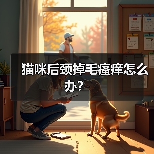 猫咪后颈掉毛瘙痒怎么办？（图3）