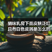 猫咪乳房下面皮肤泛红且有白色皮屑是怎么回事？（图2）