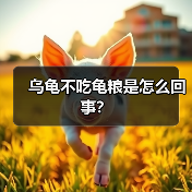 乌龟不吃龟粮是怎么回事？（图1）