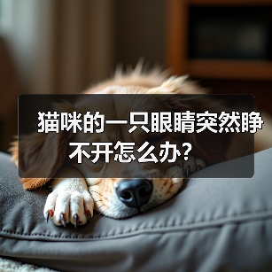 猫咪的一只眼睛突然睁不开怎么办？（图4）