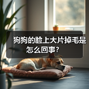 狗狗的脸上大片掉毛是怎么回事？（图4）