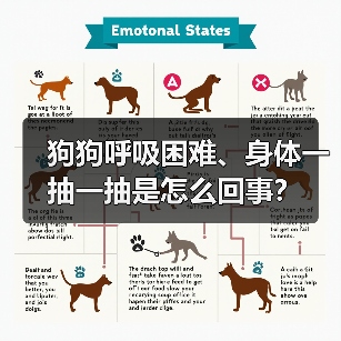 狗狗呼吸困难、身体一抽一抽是怎么回事？（图4）