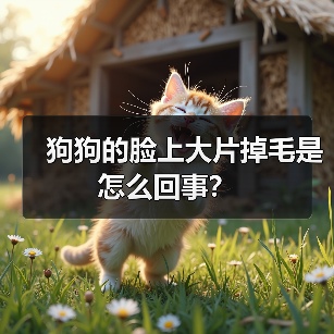 狗狗的脸上大片掉毛是怎么回事？（图2）