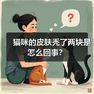 猫咪的皮肤秃了两块是怎么回事?(图3) 猫咪的皮肤秃了两块是怎么回事?(图3)