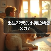 出生22天的小狗拉稀怎么办？（图4）