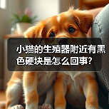 小猫的生殖器附近有黑色硬块是怎么回事？（图4）