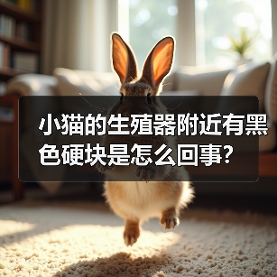 小猫的生殖器附近有黑色硬块是怎么回事？（图2）