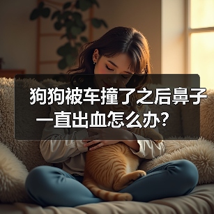 狗狗被车撞了之后鼻子一直出血怎么办？（图2）