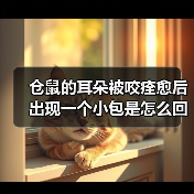 仓鼠的耳朵被咬痊愈后出现一个小包是怎么回事？（图4）