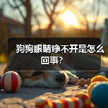狗狗眼睛睁不开是怎么回事？（图1）