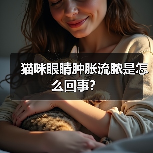 猫咪眼睛肿胀流脓是怎么回事？（图1）