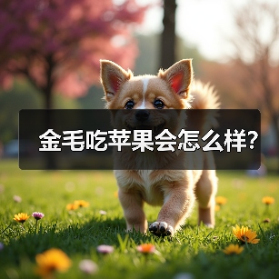 金毛吃苹果会怎么样？（图1）