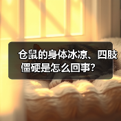 仓鼠的身体冰凉、四肢僵硬是怎么回事？