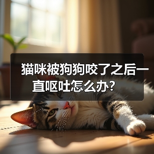 猫咪被狗狗咬了之后一直呕吐怎么办？（图3）