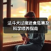 法斗犬过度进食危害及科学喂养指南（图1）