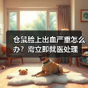 仓鼠脸上出血严重怎么办？需立即就医处理（图1）