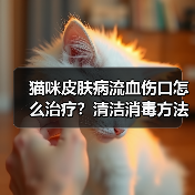 猫咪皮肤病流血伤口怎么治疗？清洁消毒方法详解（图2）