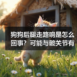 狗狗后腿走路响是怎么回事？可能与髋关节有关（图3）