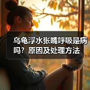 乌龟浮水张嘴呼吸是病吗？原因及处理方法（图4）