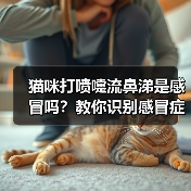 猫咪打喷嚏流鼻涕是感冒吗？教你识别感冒症状（图4）