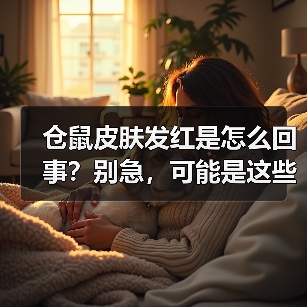 仓鼠皮肤发红是怎么回事？别急，可能是这些原因！（图3）