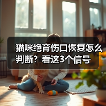 猫咪绝育伤口恢复怎么判断？看这3个信号（图3）
