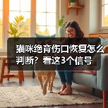 猫咪绝育伤口恢复怎么判断？看这3个信号（图2）