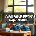 狗狗眼睛周围肉块突起，感染还是肿瘤？（图1）