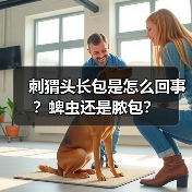 刺猬头长包是怎么回事？蜱虫还是脓包？（图2）