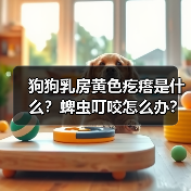 狗狗乳房黄色疙瘩是什么？蜱虫叮咬怎么办？（图1）