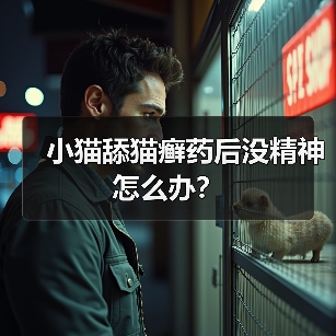 小猫舔猫癣药后没精神怎么办？（图3）