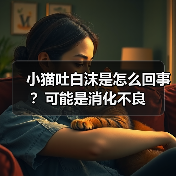 小猫吐白沫是怎么回事？可能是消化不良（图3）
