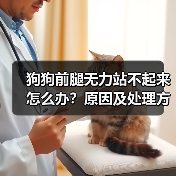 狗狗前腿无力站不起来怎么办？原因及处理方法解析（图3）