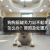 狗狗前腿无力站不起来怎么办？原因及处理方法解析（图4）