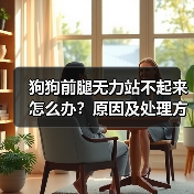 狗狗前腿无力站不起来怎么办？原因及处理方法解析（图1）