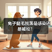 兔子腿毛脱落是感染还是被咬？（图4）