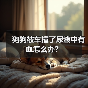 狗狗被车撞了尿液中有血怎么办？（图2）