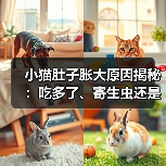 小猫肚子胀大原因揭秘：吃多了、寄生虫还是严重疾病？（图4）
