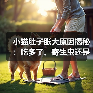 小猫肚子胀大原因揭秘：吃多了、寄生虫还是严重疾病？（图1）
