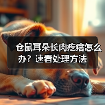 仓鼠耳朵长肉疙瘩怎么办？速看处理方法（图4）