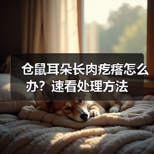 仓鼠耳朵长肉疙瘩怎么办？速看处理方法（图1）