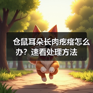仓鼠耳朵长肉疙瘩怎么办？速看处理方法（图2）