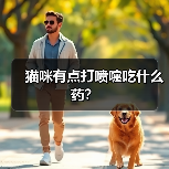 猫咪有点打喷嚏吃什么药？（图1）